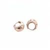 Aretes ear cuff de punto simple con lunares redondos cepillados, aretes de lujo ligero de alta gama, aretes de temperamento, diseño retro, accesorios de oreja de moda