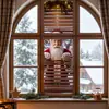 Pegatinas Navideñas para Ventanas Múltiples de Gran Tamaño Calcomanías de Papá Noel para Ventanas Cristales de Ventana Puerta de Vidrio Decoración Pegatinas Electrostáticas para Vidrio