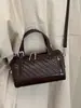 Bolso texturizado de alta calidad, bolso de hombro tejido de moda nuevo 2026 para mujer, bolso cruzado tipo almohada