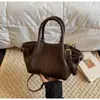 Bolso Tote Nuevo Transfronterizo con Patrón de Lichi 2025, Bolso Cubo, Bolso de Hombro Bajo el Brazo, Bolso de Mano de Moda para Mujer, Elegante para el Viaje Diario