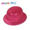 Sombrero de plástico PVC blister transfronterizo sombrero redondo dorado rosa Sombrero para fiesta festival disfraz Sombrero fiesta Sombrero para actuación de baile Sombrero Mágico