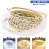 Tira de LED Adhesiva de 12V CC 2835 con 120 LEDs, Alto Brillo, Ultra Estrecha de 4 mm 5 mm Placa Desnuda Luz de Tira para Gabinete Armario Venta al por Mayor