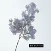 Grama Peluda Artificial de 3 Hastes Flor Falsa Planta Verde Decoração de Casa Casamento Enfeites Flor de Simulação Produtos Acabados de Alta Qualidade Atacado
