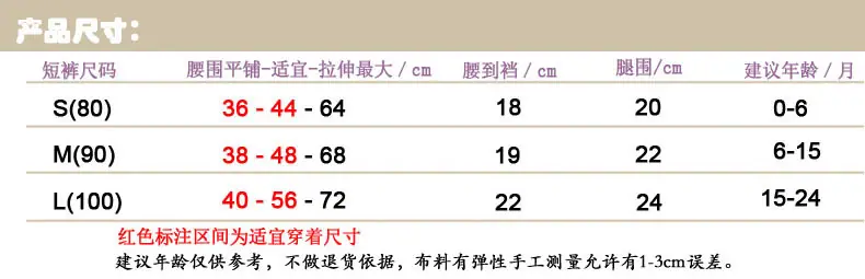 屁屁裤尺寸