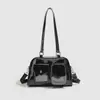 Bolsa Ita de Design Nicho Estilo Japonês e Coreano, Grande Capacidade, Adequada para o Trabalho, Simples e Versátil para Uso Diário, Bolsa Tote de Ombro Único Transversal