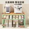 Hogar Cafetera Pequeña Espumador de Leche Estante de Almacenamiento Té Bolsitas de Té Granos de Café Nueces Estante de Almacenamiento con Compartimentos en Capas