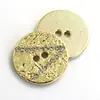 Botones de Aleación Metálica de Dos Agujeros y Cuatro Agujeros Cosidos a Mano Botones de Diamante de Dos Agujeros para Abrigo Cortavientos Cárdigan de Hombres y Mujeres Botones de Pedrería