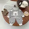 Conjunto de Sudadera Linda para Bebé Niño Primavera y Otoño, Sudadera Casual de Manga Larga con Dibujos Animados para Niños, Pantalones Sueltos Versátiles para Bebés
