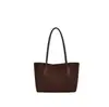 2026 Nuevo Bolso Tote de Gamuza y Terciopelo para Mujer de Gran Capacidad para el Trabajo Bolso de Hombro Retro de Alta Gama Bolso Versátil