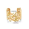 Pulseira de metal com textura de galho, best-seller transfronteiriço, anel de braço de moda feminina europeia e americana, pulseira oca, personalidade de alto nível