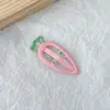 Grampo de Cabelo Dopamina Fofo Mola e Verão Novo Grampo Feminino Estilo Creme Estilo Doce Franja Presilha Lateral Grampo Bico de Pato Desenho Animado