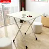 Mesa mesa dobrável pequeno apartamento mesa de jantar mesa de jantar quarto dormitório mesa de estudo mesa quadrada externa dobrável multifuncional