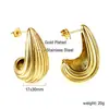 Brincos Minimalistas de Luxo Leve Europeus e Americanos, Moda Transfronteiriça Gota Listrada Design de Nicho Brincos de Alta Qualidade, Joias de Exportação