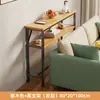 Mesa estrecha para hueco de cama, estante de almacenamiento para el pie de la cama, mesa larga extremadamente estrecha, de pie contra la pared, gabinete estrecho para hueco de cama, almacenamiento multicapa