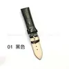 Pulseira de Relógio com Padrão de Bambu Pontilhado Couro Não Genuíno Pulseira de Couro com Padrão de Crocodilo À Prova d'Água Meio Corpo 12-22 Atacado de Fábrica