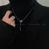 Cadena de Suéter con Letra D de Diseño de Nicho de Lujo Ligero Coreano y Japonés para Mujer 2025 Nuevo de Moda Celebridad de Internet Accesorio de Collar de Otoño e Invierno