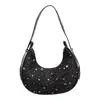 Bolso de Luna Decorado con Estrellas de Gama Alta 2026, Bolso de Hombro y Cruzado Versátil para el Día a Día, Bolso de Mano de Moda Estilo Coreano