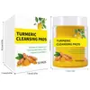 Almofada de Limpeza Facial Cúrcuma Ácido Kójico Full English Transfronteiriça Hidratante Clareadora e Firmadora Limpador Facial Esfoliante