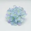 Cabeza de hortensia de simulación flor de boda decoración de auditorio material de utilería para arreglo floral de guía de carretera flor artificial de techo en stock al por mayor