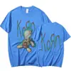 Camiseta Masculina Korn Lançamento de Álbum de Música de Banda de Rock Cruzada Aliexpress Retro Metal Gótico t
