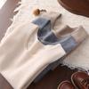 Nueva Camisola de Cachemir para Niños, Suéter sin Mangas Ajustado de Cuello Redondo para Niños y Niñas, Capa Base Cálida