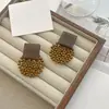 Pendientes Geométricos de Flor de Ratán Estilo Resort de Playa, Pendientes de Lujo Ligero y de Gama Alta, Pendientes Bohemios de Moda y Personalizados