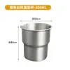 Taza de Cerveza de Acero Inoxidable 304 de una Sola Capa Taza de Agua para Barbacoa Estilo Coreano Taza para Bebidas Taza para Enjuague Bucal Estilo Ins Taza Recta en Forma de Escalón