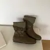 Botas vaqueras retro estilo western para mujer, otoño invierno 2026, tacón grueso, caña media, hebilla de cuero, botas de jinete, botas cortas para motocicleta