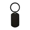 Etiquetas de Marca Militares Transfronterizas Doradas, Plateadas, Negras, Acero Inoxidable Grabado Láser Material en Blanco Colgantes de Placa de Identificación Venta al por Mayor