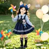 Vestido para Niña Zootopia Nick Wilde Disfraz de Actuación Otoño Conejo Policía Disfraz de Cosplay Infantil