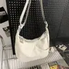 Bolso Cruzado Simple Estilo Japonés Bolso Mensajero de Gran Capacidad Ligero Bolso de Hombro Original para Viajes Bolso para Commuter Escolar Femenino