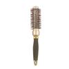 Masteri pente rolo cerâmico de borda cruzada tubo de alumínio cilindro antiestático cabelo liso nylon cabelo cacheado cabeleireiro pente atacado