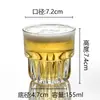 Cabello Liso de Fábrica Copa de Barra Templada para KTV Gruesa para el Hogar Octagonal para Cerveza Hotel al por Mayor Boca de Vidrio Taza de Enjuague Bucal