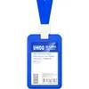 Portatarjeta de identificación de plástico duro, gafete de trabajo para colgar en el cuello, gafete personalizado con cordón
