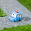 Paisaje en miniatura serie creativa de policía de tráfico de coches y motocicletas, accesorios de decoración DIY para casa de muñecas, pequeños adornos de escritorio y para coche