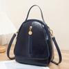 Bolsa de Mujer de Comercio Exterior al Mayoreo Pu Texturizado Cuero Suave Moda Retro Bolso de Mano de Una Capa Gran Capacidad Bolso de Hombro Cruzado para Mujer