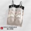 Verano Nuevo Soporte Suave Ropa Interior Sin Costuras Sujetador de Mujer Pecho Pequeño Push-Up Sin Copa Vacía Ropa Interior Seda de Hielo Espalda Hermosa Envoltura Pecho