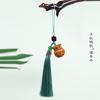 Bolsita de la Suerte de Palo de Rosa Sándalo de Palo de Rosa Tallado Colgante para Teléfono Móvil Colgante para Mochila Llavero Accesorios de Joyería