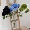 Flor artificial de boda de 3 cabezas con fragancia oscura, flor falsa, crisantemo Fushou, decoración del hogar, conjunto de boda, decoración floral suave, arreglo floral
