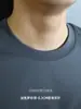 ¡Lujo de Alta Gama! Camiseta de Hombre 200S Algodón Mercerizado Doble Cara Lyocell Verano Fresca Transpirable Lisa Manga Corta