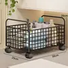 Gabinete de baño Estante de almacenamiento debajo del estante Base del lavabo Cesta para ropa sucia Cesta de almacenamiento Artefacto móvil para almacenamiento de detergente para ropa del inodoro
