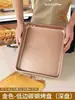 Bandeja de Assar Antiaderente Comercial Atacado 60X40 Forno Bolo Pão Antiaderente Assar Grande Molde Retangular Profundo Alumínio