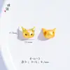 Loja de ouro com acessórios diy de ouro francês antigo kulomi pulseira dos desenhos animados pulseira com contas pingente colar mulheres