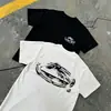 Camiseta Corteiz estilo Dog Pound con cabeza de bulldog, estampado hip-hop retro, venta al por mayor desde el fabricante