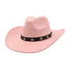 Aliexpress Amazon Wish Chapéu de Coco de Aba Larga Outono e Inverno Masculino e Feminino Chapéu Jazz Chapéu Cowboy de Camurça Macia