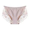 Ropa interior de verano nueva de encaje para mujer, cintura fina, romántica, suave, de algodón, con entrepierna, antibacteriana y transpirable.