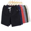 Verão Novo Shorts Casuais Masculinos Estilo Japonês Coreano Soltos Algodão e Linho Calças Casuais de Praia Calças Médias para Homens Atacado
