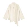 Kyoto filha casaco marrom dupla face feminino solto roupão de banho casaco de lã moda outono e inverno novo