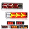 Luz trasera LED para coche, 12 V/24 V, luz de circulación para agua, lámparas para vehículos agrícolas, luz trasera para triciclo y camión, luz de advertencia para camión.