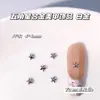 Japonês e Coreano Novo Mini Fofo 4mm Estrela de Cinco Pontas Liga de Metal Joias para Nail Art Colorido Estrela Decorações de Unha Atacado